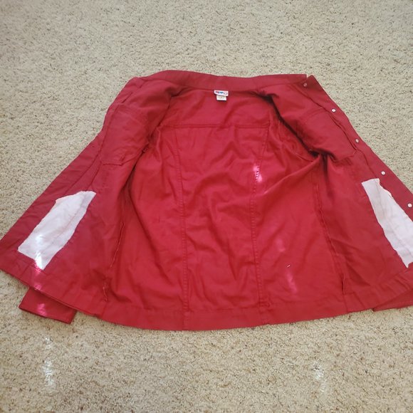 Red Denim jacket - Picture 2 of 4